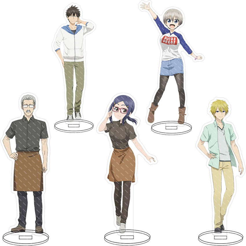 Anime Game Merchandise - 16CM Anime Acrylstandaard Uzaki-chan Wants to