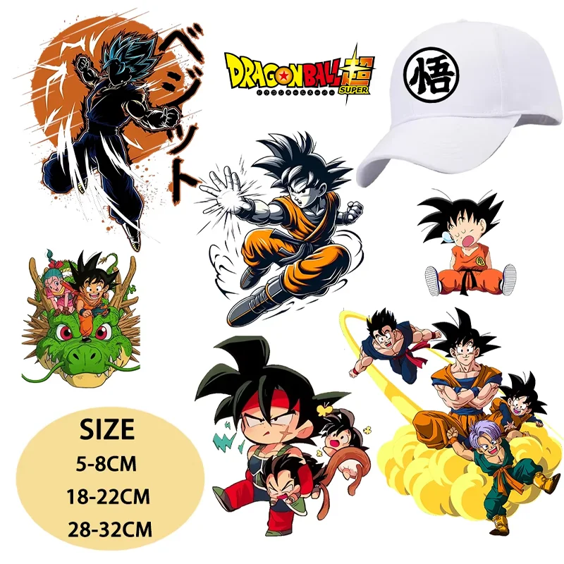 Anime Merchandise Men - Dragon Ball Heat Transfer Stickers T-Shirt