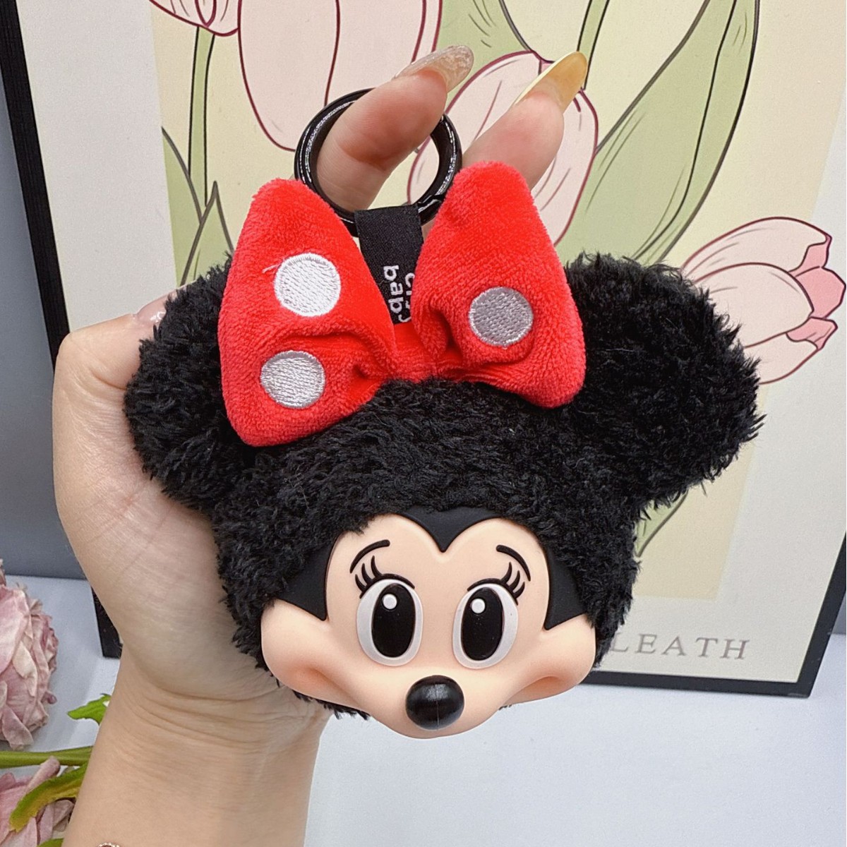 Cute Anime Merchandise - Mickey Minnie Pluche Pop Sleutelhanger Leuke