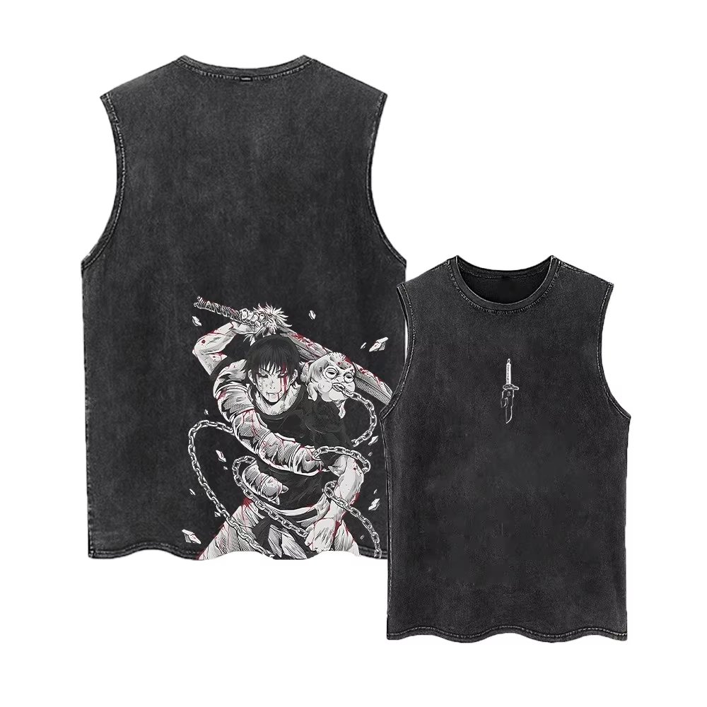 Anime Merchandise Men - 2026 Jujutsu Kaisen Zomer Gym Vest