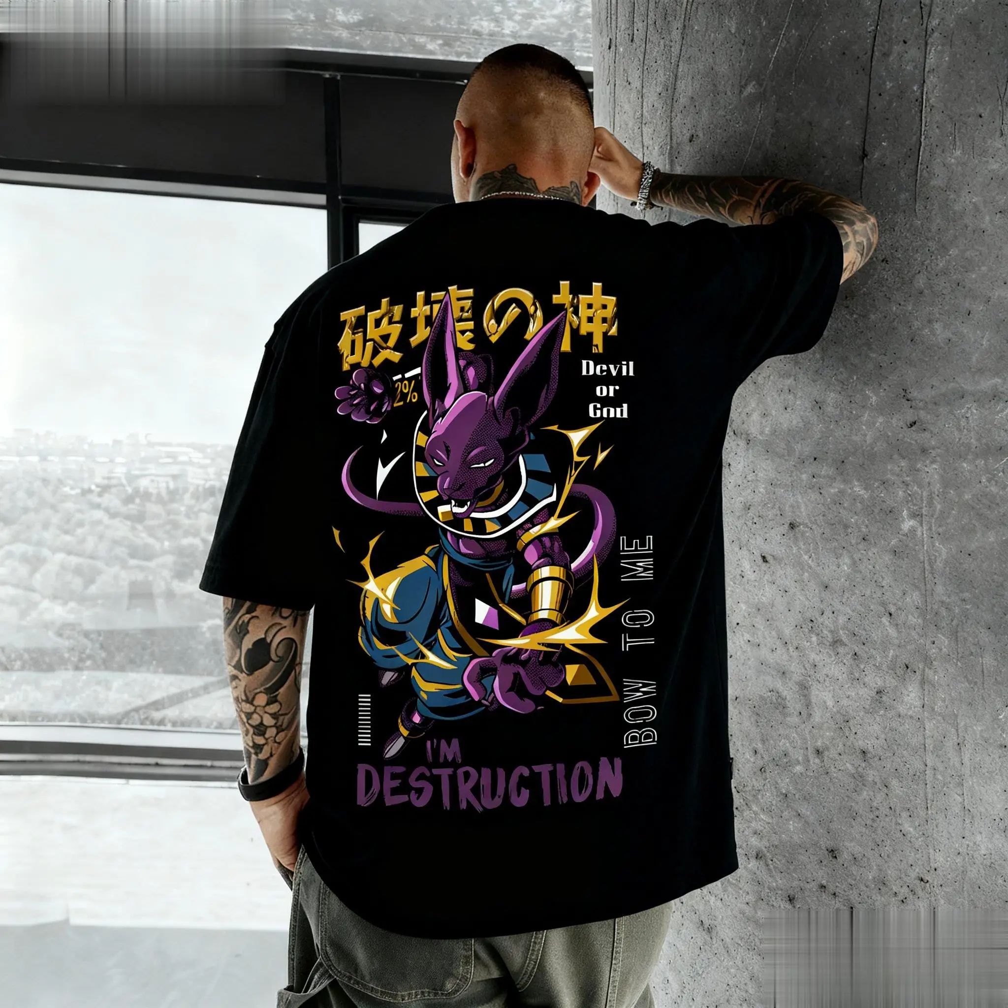 Dragon Ball Beerus Anime Grafi - Anime Merchandise Men recensie en prijs